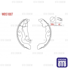 Renault Clio IV Captur Lodgy Duster Sandero Fren Pabuç Balata Arka 2012- 