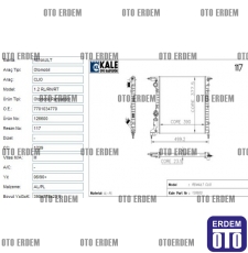 Renault Clio Motor Su Radyatörü 2 Sıra  7701034770 - 4