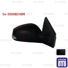 Renault Fluence / Megane 3 Dış Dikiz Aynası Sağ Elektrikli Isıtmalı Sinyalli Katlanır 54-35008EHBR