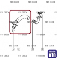 Renault Fluence Turbo Yağlama Borusu Alt 8200779378 - 2