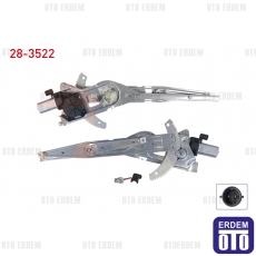 Renault Kangoo 2 Cam Kri̇kosu Elektrikli Motorlu Ön Sol 1998-2008 28-3522