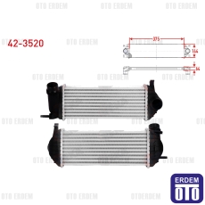 Renault Kangoo Express Turbo Radyatörü (İntercooler) 1.5 Dcı 2008 42-3520