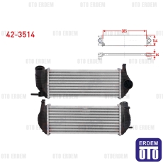 Renault Kangoo Turbo Radyatörü Intercooler Kelepçe Sıkmalı 1.5 Dcı 2008 42-3514