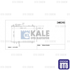 Renault Koleos Radyatör 214007173R