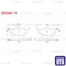 Renault Laguna 1 Espace 3 Safrane Fren Balatası Arka 1992-2002 