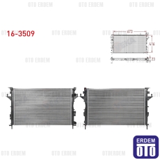 Renault Laguna 2 Su Radyatörü 1.6i 16v 2001-2007 16-3509