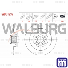 Renault Laguna 3 Latitude Fren Diski Arka 2007  - 2