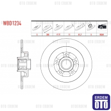 Renault Laguna 3 Latitude Fren Diski Arka 2007 