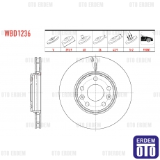Renault Laguna 3 Latitude Scenic 3 Fren Diski Ön 2007 