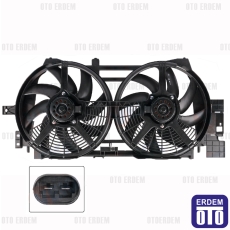 Renault Laguna Fan Motoru Davlumbazlı Çift Fanlı 1993-2001 25-3517 - 2