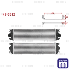 Renault Master 2 Turbo Radyatörü (İntercooler) 1.9 Dci 1998-2010 42-3512