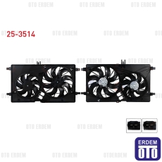 Renault Master 3 Fan Motoru Su Klima Davlumbazlı Çiftli 2.3 DCI 2010- 25-3514