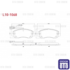 Renault Master 3 Fren Balatası Ön 2010- 