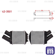 Renault Megane 1 Turbo Radyatörü (İntercooler) 1.9 Dt 1996-2003 42-3501