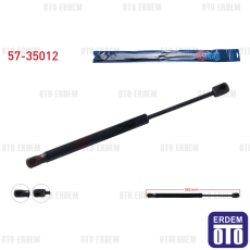 Renault Megane 2 4 Kapı Bagaj Amortisörü 345mm/350N 2002-2008 57-35012