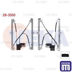 Renault Megane 2 Cam Krikosu Elektrikli Sol Ön 1.4i 2002-2008 28-3500 - 2
