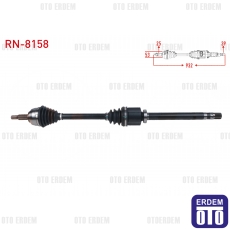 Renault Megane 2 Komple Aks Sağ Ön 1.9 Dci 2002-2008 