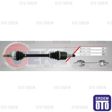 Renault Megane 2 Komple Aks Sol 6 Vites 8200330413