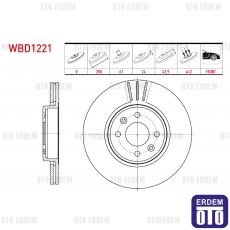 Renault Megane 2 Laguna Captur Fren Diski Ön 