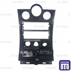 Renault Megane 2 Torpido Radyo Ve Klima Çerçevesi (Füme) (Dijital Klima) 8200491109 - 3