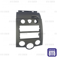 Renault Megane 2 Torpido Radyo Ve Klima Çerçevesi (Füme) (Dijital Klima) 8200491109 - 5