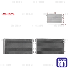 Renault Megane 3 Fluence Scenic 3 2008-2009 Klima Radyatörü 43-3526