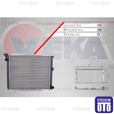 Renault R11 Motor Su Radyatörü 2 Sıra 7702247463