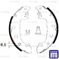 Renault R12 Fren Pabuc Balata Arka 