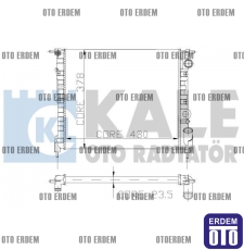 Renault R19 Motor Su Radyatörü 2 Sıra  7702247467 - 2