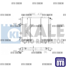 Renault R19 Motor Su Radyatörü 2 Sıra  7702247653 - 2