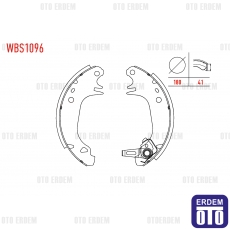 Renault R9 Fren Pabucu Balata Arka 1985-2000 / R11 Fren Pabucu Balata Arka 1983-1995 