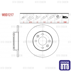 Renault R9 R11 R19 Fren Diski Ön 