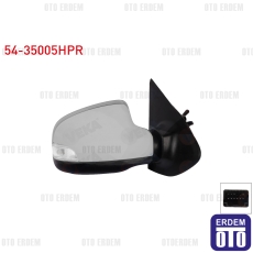 Renault Symbol 3 Dış Dikiz Aynası Sağ Mekanik Sinyallı Astarlı 2012 54-35005HPR