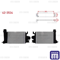 Renault Taliant / Dacia Sandero III / Logan III / Jogger Turbo Radyatörü (Intercooler) 1.0 TCe 2021- 42-3534