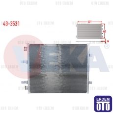 Renault Trafic 2 Ön Klima Radyatörü 2.0 Dci 2006-2014 43-3531 - 2