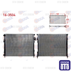 Renault Trafic 2 Su Radyatörü 1.9 Dci 2001-2014 16-3504 - 2