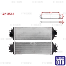 Renault Trafic 2 Turbo Radyatörü (Intercooler) 1.9 Dci 2001-2014 42-3513