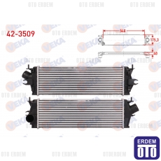Renault Trafic 2 Turbo Radyatörü (İntercooler) 2.0 Dcı 2001-2014 42-3509 - 2