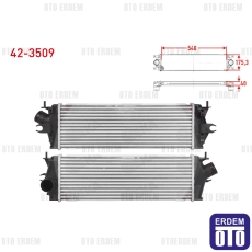 Renault Trafic 2 Turbo Radyatörü (İntercooler) 2.0 Dcı 2001-2014 42-3509