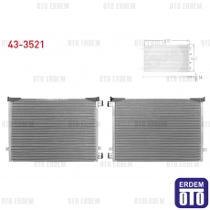 Renault Trafik 2 Klima Radyatörü 2.0 Dci 2006-2014 43-3521