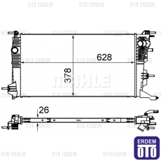 Scenic 3 Motor Su Radyatörü Mahle 214100002R - 2