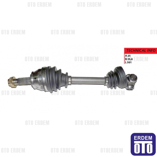 Doblo Ön Aks Sol MGA 46307674 46307674 51832280 46308133 MOTO