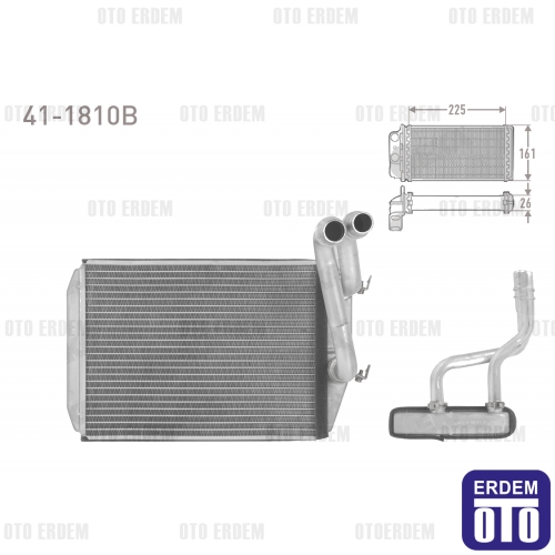 Fiat Ducato Kalorifer Radyatörü 2006-2014 41-1810B 77364073 MOTO ...